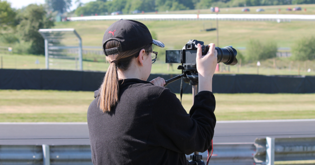 Getting into Motorsport with Izzy trackside with her camera